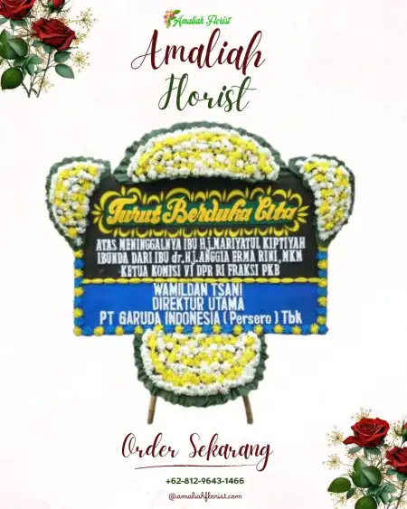 Papan Bunga Duka mas